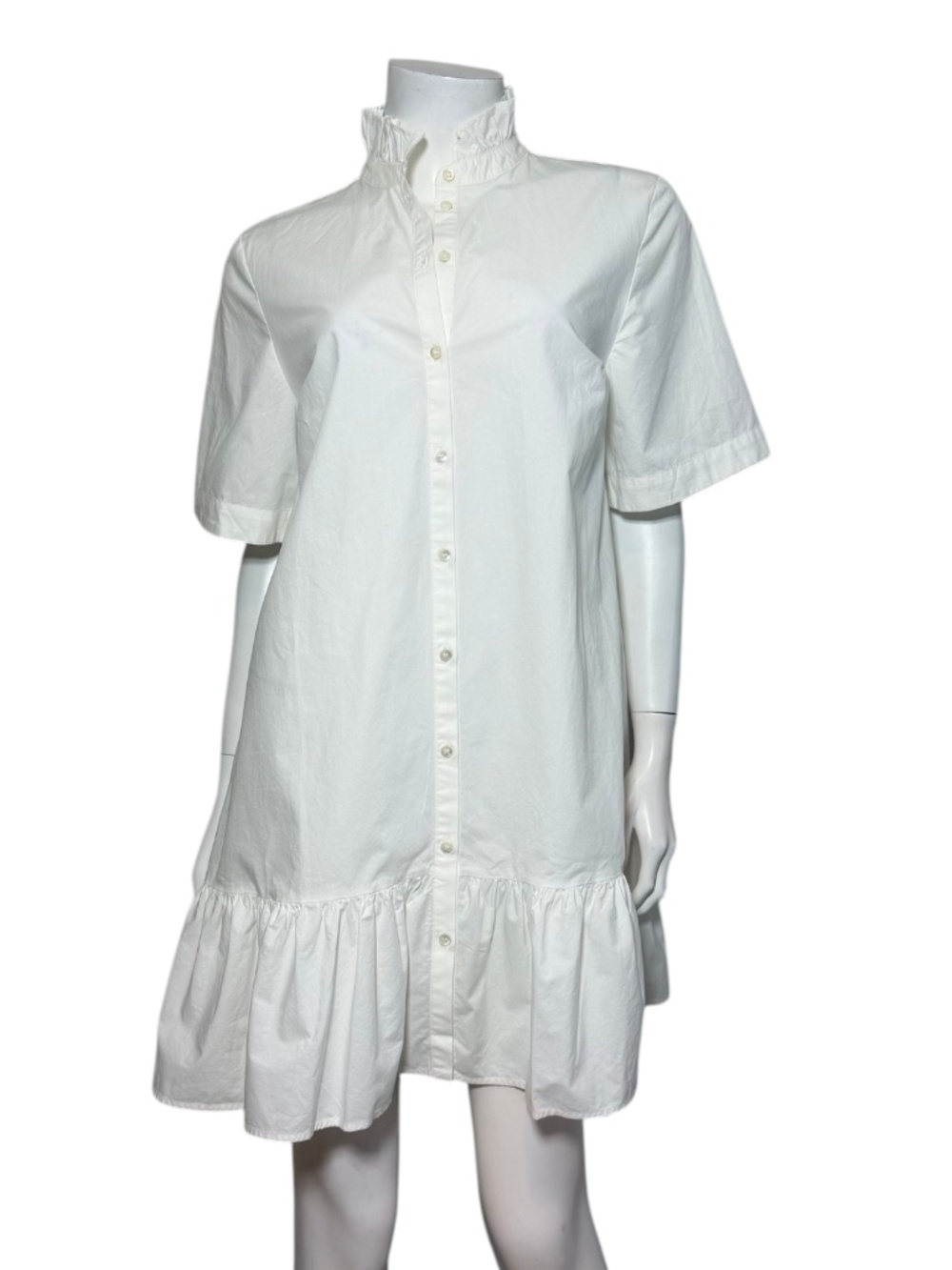 NWT Sezane Clotilde Dress in Ecru Size US 4